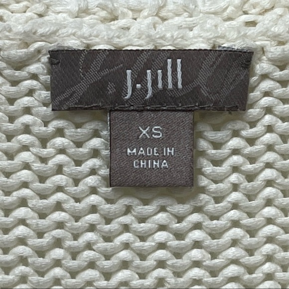 J. Jill Cream V-neck Sweater - Picture 3 of 5
